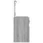 vidaXL Tocador con LED color gris Sonoma 130x50x132,5 cm vidaXL Tocador con LED color gris Sonoma 130x50x132,5 cm