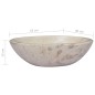 vidaXL Lavabo crema mármol 53x40x15 cm vidaXL Lavabo crema mármol 53x40x15 cm