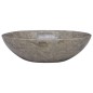 vidaXL Lavabo gris mármol 53x40x15 cm vidaXL Lavabo gris mármol 53x40x15 cm