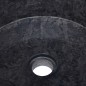 vidaXL Lavabo mármol negro Ø40x15 cm vidaXL Lavabo mármol negro Ø40x15 cm