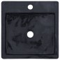 vidaXL Lavabo mármol negro 40x40x12 cm vidaXL Lavabo mármol negro 40x40x12 cm