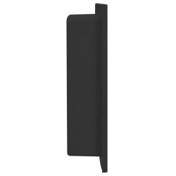 vidaXL Hornacina de ducha negro 41x51x10 cm
