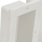 vidaXL Hornacina de ducha con 2 compartimentos blanco mate 41x51x10 cm vidaXL Hornacina de ducha con 2 compartimentos blanco mate 41x51x10 cm