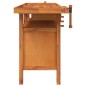 vidaXL Banco de trabajo cajones y tornillos banco madera 162x62x83 cm vidaXL Banco de trabajo cajones y tornillos banco madera 162x62x83 cm