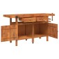 vidaXL Banco de trabajo cajones y tornillos banco madera 162x62x83 cm vidaXL Banco de trabajo cajones y tornillos banco madera 162x62x83 cm