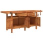 vidaXL Banco de trabajo cajones y tornillos banco madera 192x62x83 cm vidaXL Banco de trabajo cajones y tornillos banco madera 192x62x83 cm