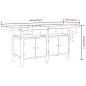 vidaXL Banco de trabajo cajones y tornillos banco madera 192x62x83 cm vidaXL Banco de trabajo cajones y tornillos banco madera 192x62x83 cm