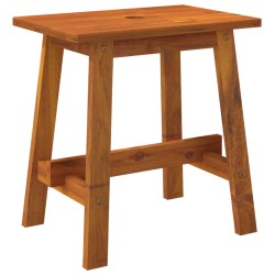 vidaXL Taburete rectangular madera maciza de acacia 45x29x45 cm