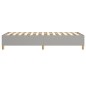 vidaXL Estructura de cama box spring tela gris claro 80x200 cm vidaXL Estructura de cama box spring tela gris claro 80x200 cm