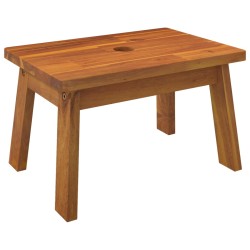 vidaXL Taburete de madera maciza de acacia 38x26x22 cm