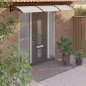 vidaXL Marquesina puerta policarbonato negro y transparente 300x80 cm vidaXL Marquesina puerta policarbonato negro y transparente 300x80 cm