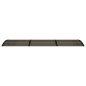 vidaXL Marquesina de puerta policarbonato negro 300x80 cm vidaXL Marquesina de puerta policarbonato negro 300x80 cm