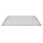 vidaXL Marquesina puerta policarbonato gris y transparente 80x80 cm vidaXL Marquesina puerta policarbonato gris y transparente 80x80 cm