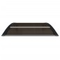 vidaXL Marquesina de puerta policarbonato negro 100x80 cm vidaXL Marquesina de puerta policarbonato negro 100x80 cm
