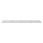 vidaXL Marquesina puerta policarbonato gris y transparente 350x80 cm vidaXL Marquesina puerta policarbonato gris y transparente 350x80 cm