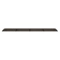 vidaXL Marquesina de puerta policarbonato negro 400x80 cm