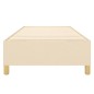 vidaXL Estructura de cama box spring tela color crema 80x200 cm vidaXL Estructura de cama box spring tela color crema 80x200 cm
