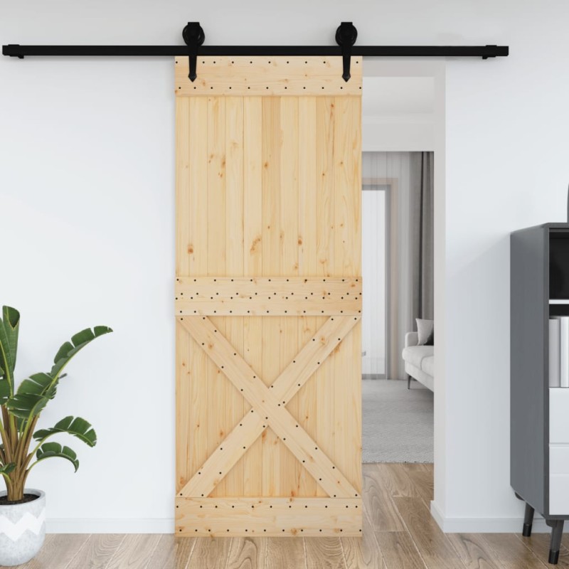 vidaXL Puerta NARVIK madera maciza pino 90x210 cm vidaXL Puerta NARVIK madera maciza pino 90x210 cm