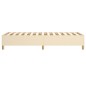 vidaXL Estructura de cama box spring tela color crema 80x200 cm vidaXL Estructura de cama box spring tela color crema 80x200 cm