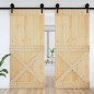 vidaXL Puerta NARVIK madera maciza pino 100x210 cm vidaXL Puerta NARVIK madera maciza pino 100x210 cm