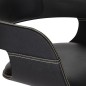 vidaXL Silla de comedor de madera curvada y cuero artificial vidaXL Silla de comedor de madera curvada y cuero artificial