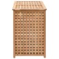 vidaXL Cesto para la ropa sucia madera maciza de nogal 87,5x46x67 cm vidaXL Cesto para la ropa sucia madera maciza de nogal 87,5x46x67 cm