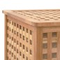 vidaXL Cesto para la ropa sucia madera maciza de nogal 87,5x46x67 cm vidaXL Cesto para la ropa sucia madera maciza de nogal 87,5x46x67 cm