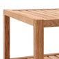 vidaXL Estantería para baño madera maciza de nogal 65x40x55 cm vidaXL Estantería para baño madera maciza de nogal 65x40x55 cm