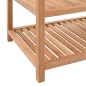 vidaXL Estantería para baño madera maciza de nogal 65x40x55 cm vidaXL Estantería para baño madera maciza de nogal 65x40x55 cm