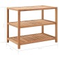 vidaXL Estantería para baño madera maciza de nogal 65x40x55 cm vidaXL Estantería para baño madera maciza de nogal 65x40x55 cm
