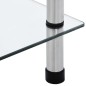 vidaXL Estantería 6 niveles cristal templado transparente 40x40x160 cm vidaXL Estantería 6 niveles cristal templado transparente 40x40x160 cm