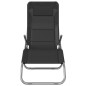 vidaXL Tumbona plegable 2 uds textilene acero con recubrimiento negro vidaXL Tumbona plegable 2 uds textilene acero con recubrimiento negro