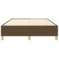 vidaXL Estructura de cama box spring tela marrón 140x200 cm