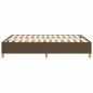 vidaXL Estructura de cama box spring tela marrón 140x200 cm