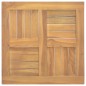 vidaXL Tablero de mesa cuadrado madera maciza de teca 50x50x2,5 cm vidaXL Tablero de mesa cuadrado madera maciza de teca 50x50x2,5 cm