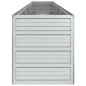 vidaXL Arriate de acero galvanizado plateado 320x40x45 cm vidaXL Arriate de acero galvanizado plateado 320x40x45 cm