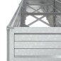 vidaXL Arriate de acero galvanizado plateado 320x40x45 cm vidaXL Arriate de acero galvanizado plateado 320x40x45 cm