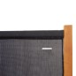 vidaXL Biombo divisor de 5 paneles negro 350x180 cm vidaXL Biombo divisor de 5 paneles negro 350x180 cm