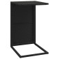 vidaXL Mesa en forma de C ratán sintético negro 40x35x60 cm vidaXL Mesa en forma de C ratán sintético negro 40x35x60 cm