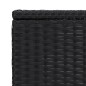 vidaXL Mesa en forma de C ratán sintético negro 40x35x60 cm vidaXL Mesa en forma de C ratán sintético negro 40x35x60 cm
