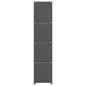 vidaXL Estantería de 12 cubos con cajas tela gris 103x30x141 cm vidaXL Estantería de 12 cubos con cajas tela gris 103x30x141 cm