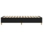 vidaXL Estructura de cama box spring tela negro 100x200 cm vidaXL Estructura de cama box spring tela negro 100x200 cm
