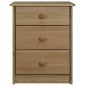 vidaXL Cajonera de madera maciza de pino 43x34x53 cm vidaXL Cajonera de madera maciza de pino 43x34x53 cm