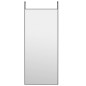 vidaXL Espejo de puerta cristal y aluminio negro 40x100 cm vidaXL Espejo de puerta cristal y aluminio negro 40x100 cm