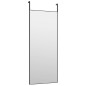 vidaXL Espejo de puerta cristal y aluminio negro 40x100 cm vidaXL Espejo de puerta cristal y aluminio negro 40x100 cm