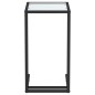 vidaXL Mesa auxiliar de ordenador vidrio transparente 50x35x65 cm vidaXL Mesa auxiliar de ordenador vidrio transparente 50x35x65 cm