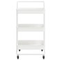 vidaXL Carrito de cocina 3 niveles hierro y ABS blanco 42x35x85 cm vidaXL Carrito de cocina 3 niveles hierro y ABS blanco 42x35x85 cm