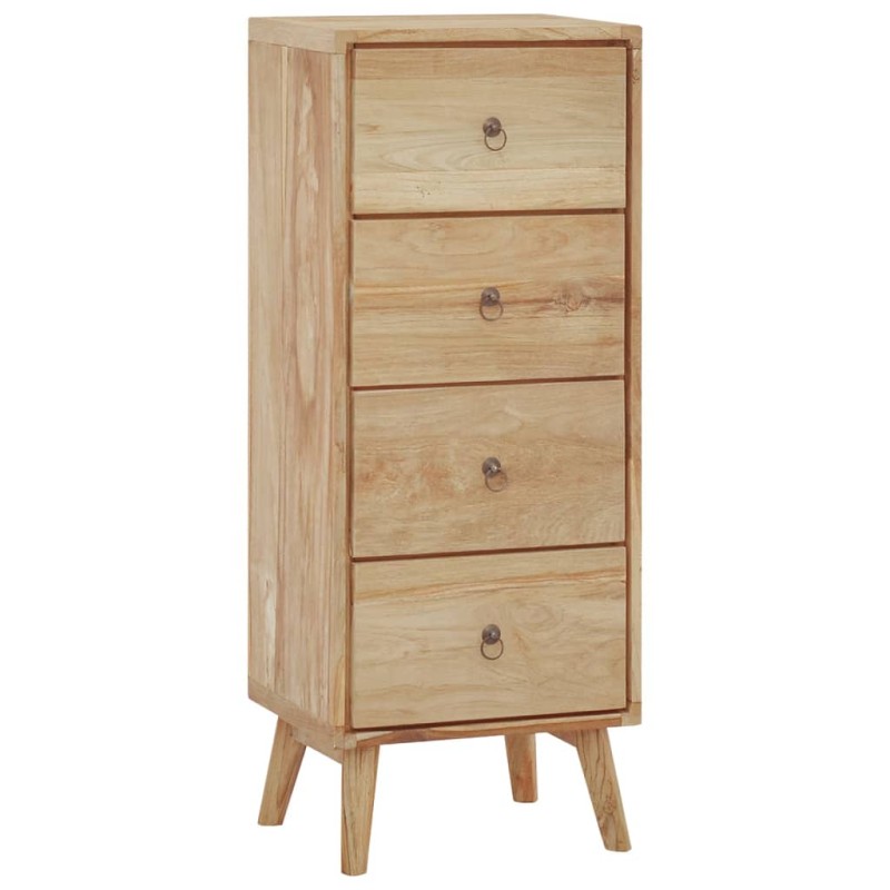 vidaXL Cómoda de madera maciza de teca 40x30x100 cm vidaXL Cómoda de madera maciza de teca 40x30x100 cm
