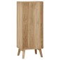 vidaXL Cómoda de madera maciza de teca 40x30x100 cm vidaXL Cómoda de madera maciza de teca 40x30x100 cm