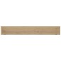vidaXL Estantes de pared 2 unidades madera maciza de teca 110x15x6 cm